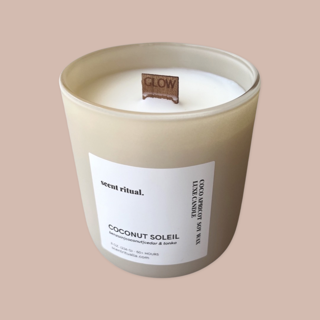 Coconut Soleil Glow Wick